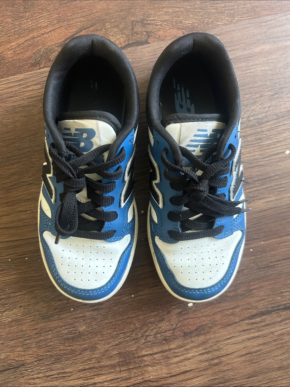 New Balance 480, Blue White Black Low-Top Sneakers size 13.5C